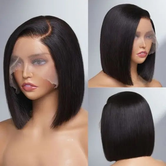 Lace frontal coloré bob glueless
