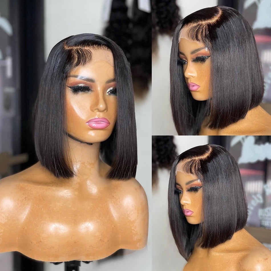 Lace frontal coloré bob glueless