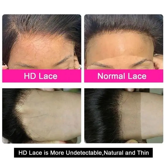Lace frontal coloré bob glueless