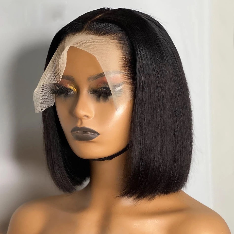 Lace frontal coloré bob glueless