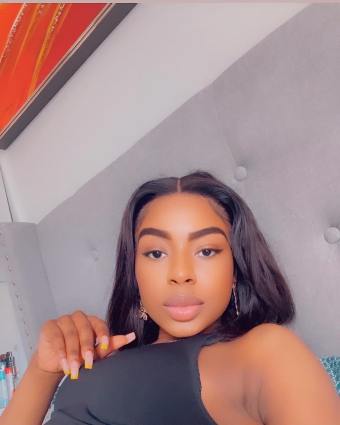 Lace frontal coloré bob glueless
