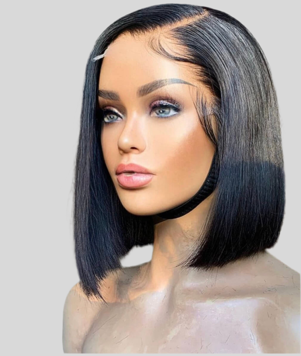 Lace frontal coloré bob glueless