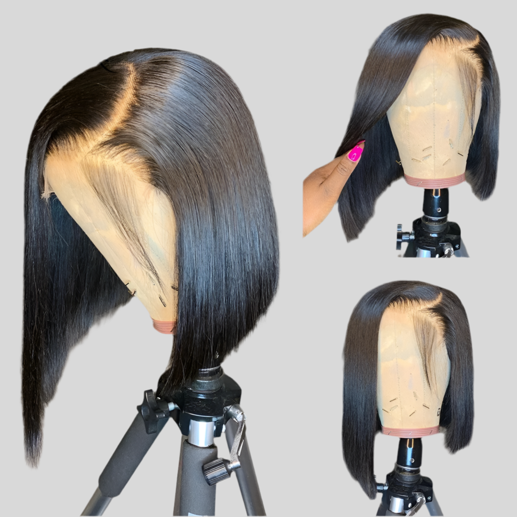 Lace frontal coloré bob glueless